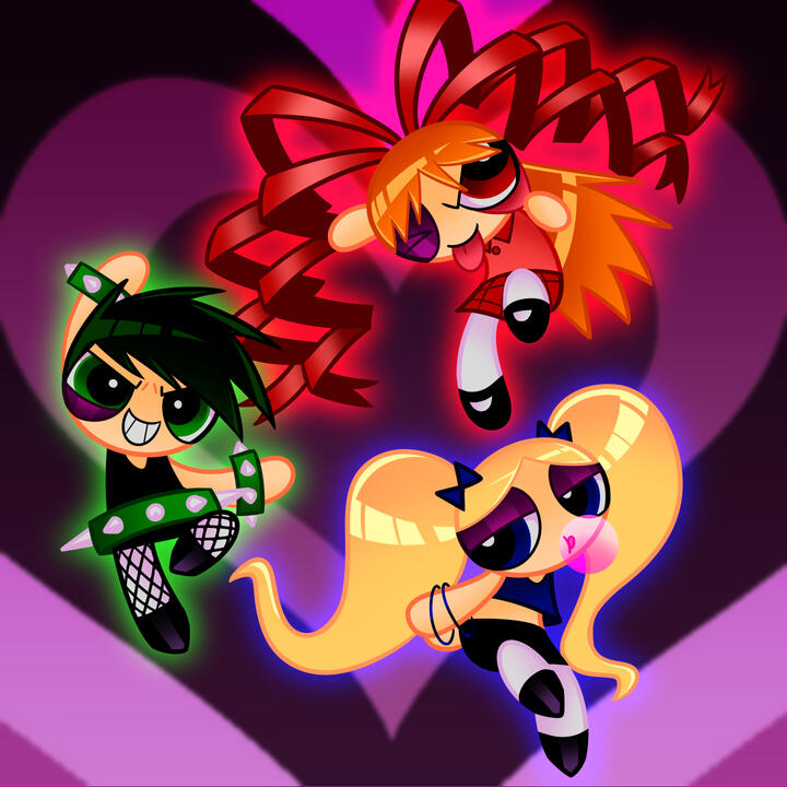 Powerpunk girls fanart