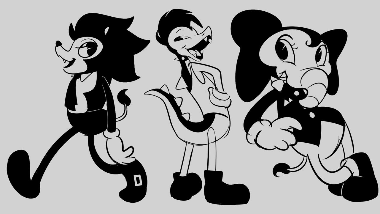 Tooney character designs for a live brief