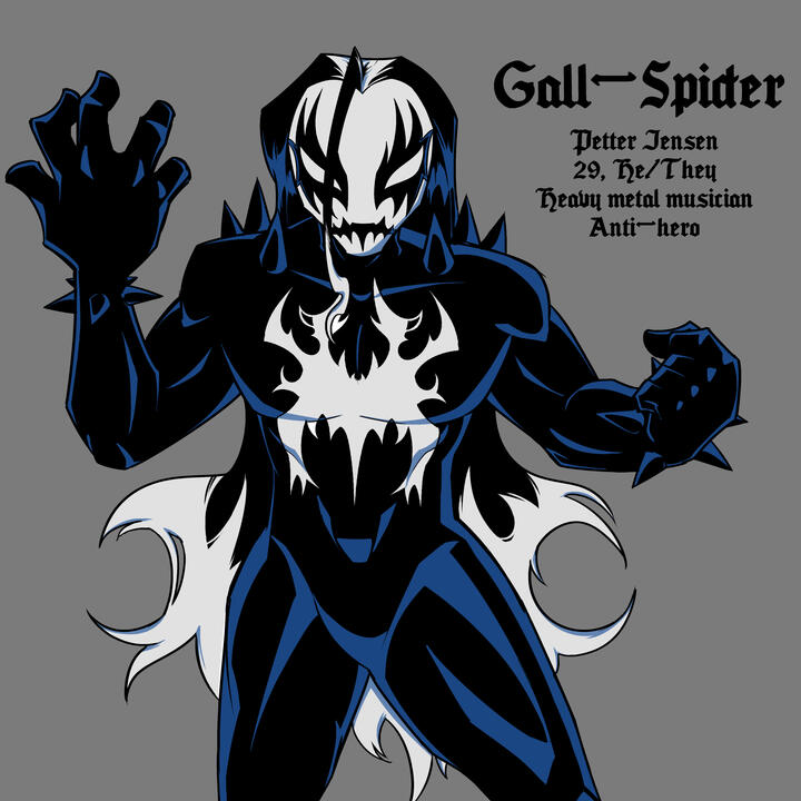 Symbiote Spider-man character design