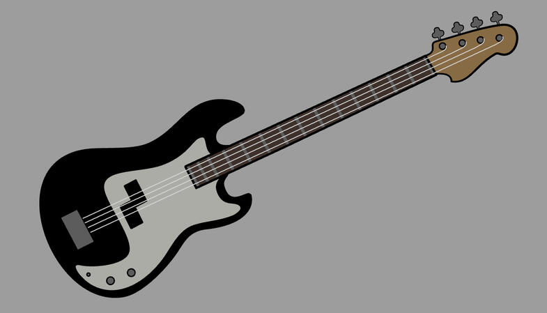 Hecaty's Fender Standard Precision Bass Black